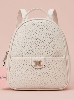 NWT TikTok Viral Juicy Couture White Bling Bag Purse